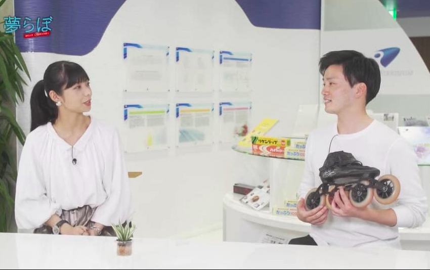 インラインスケート・スピード競技の日本代表として、アジア選手権や世界選手権に出場している小山さん。